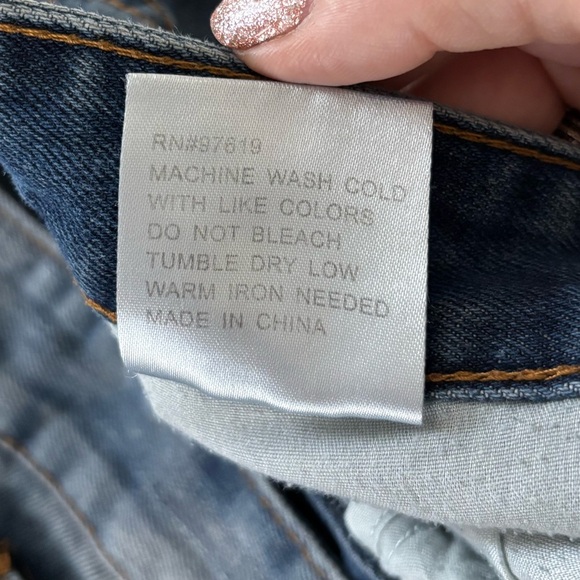 Royal Seven Structural Distressed Blue Denim Jogger Jeans Mens 34x30 - Picture 6 of 14